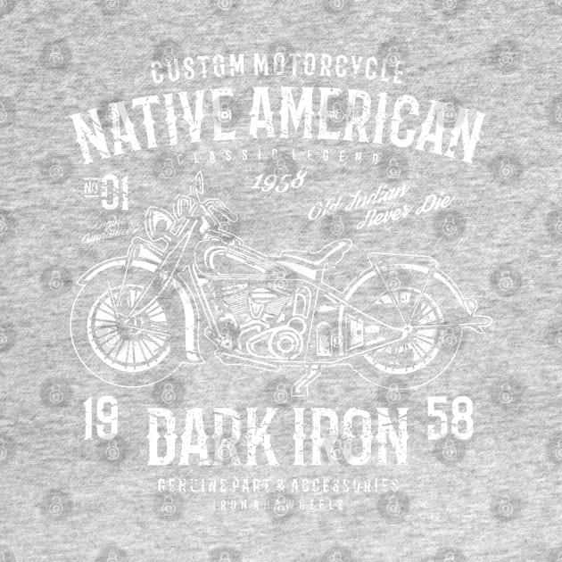 Custom Motorcycle Native American Dark Iron Racing Parts And Accessories by JakeRhodes